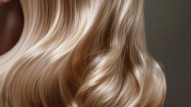 Hairstyle, beauty and hair care, long blonde healthy hair texture background for haircare shampoo, hair extensions and hair salon