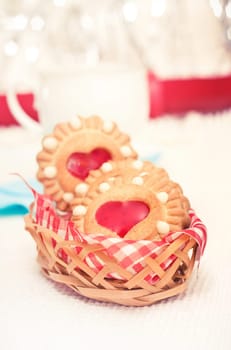 valentine's day cookies - pastry and sweet food styled concept, elegant visuals