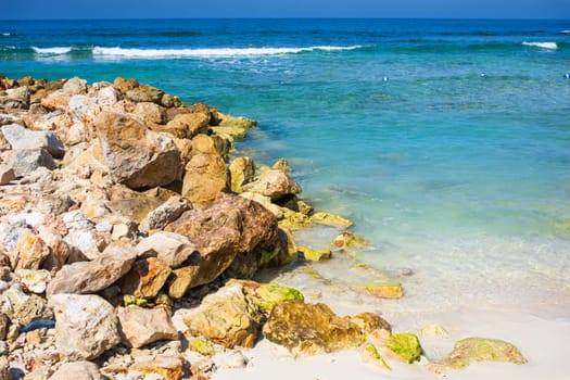 Labadee exotic tropical beach, Haiti, Caribbean Sea