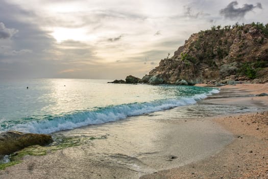 Peaceful beach in Saint Barthelemy (St. Barts, St. Barth) Caribbean