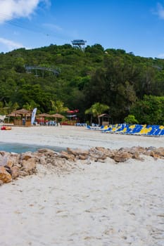 Labadee exotic tropical beach, Haiti, Caribbean Sea