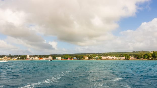 Barbados Island's Sandy Paradise Beach, Caribbean Island