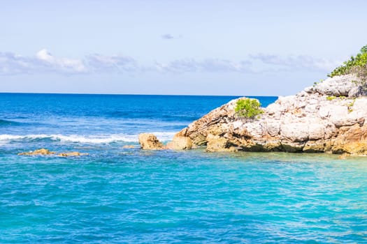 Labadee exotic tropical beach, Haiti, Caribbean Sea