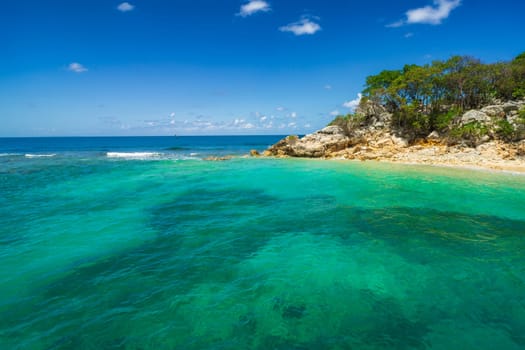 Labadee exotic tropical beach, Haiti, Caribbean Sea