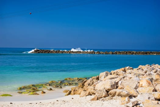 Labadee exotic tropical beach, Haiti, Caribbean Sea