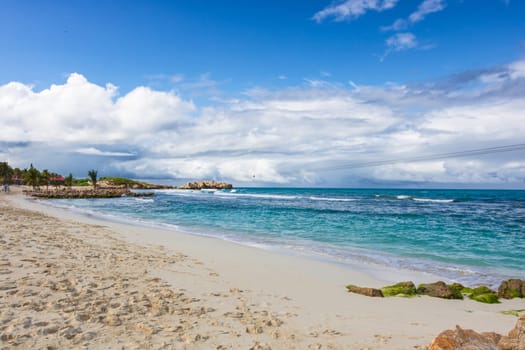 Labadee exotic tropical beach, Haiti, Caribbean Sea