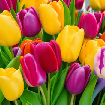 Realistic detailed colorful tulips buds set for content creation or decoration.,tulip flower multimedia background