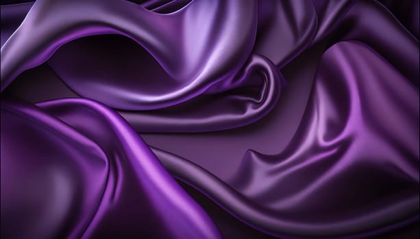 Silk fabric background texture. Generative AI,