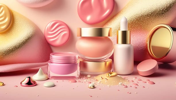 Cosmetics means cream make-up. Generative AI,