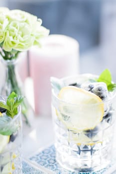drinks, cocktails and celebration styled concept - home party decor, elegant visuals