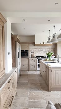 Bespoke kitchen design, country house and cottage interior design, English countryside style renovation and home decor idea