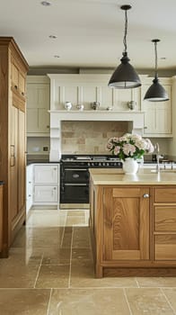 Bespoke kitchen design, country house and cottage interior design, English countryside style renovation and home decor idea