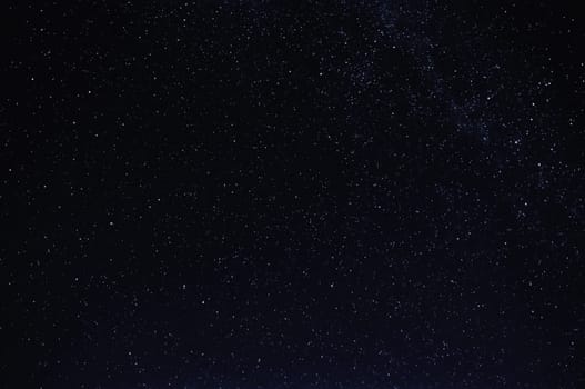 stars on the night dark black starry sky with the milky way