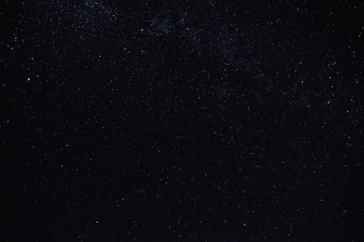 lot of stars against the black dark of the night sky