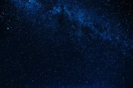 stars and the milky way background the blue starry sky at night