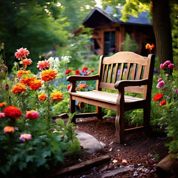 Tranquil Retreat: Finding Peace in a Flower Garden Oasis