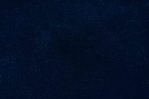 stars on dark blue sky background at night with milky way