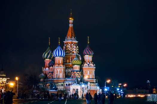 St Basil's cathedral on Red Square, Moscow, Russia