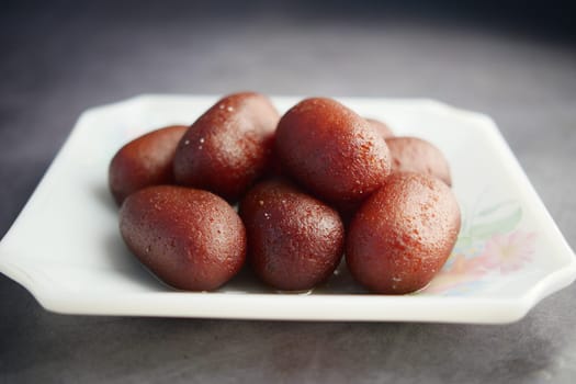 close up of indian sweet in a bowl on table, halua