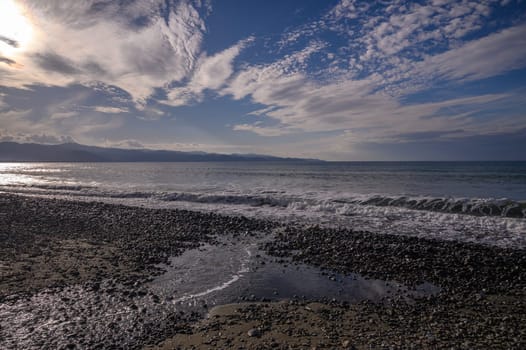 Clouds layers over Mediterranean Sea 3