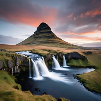 Capturing Nature's Canvas: Seljalandfoss in the Icelandic Sunset