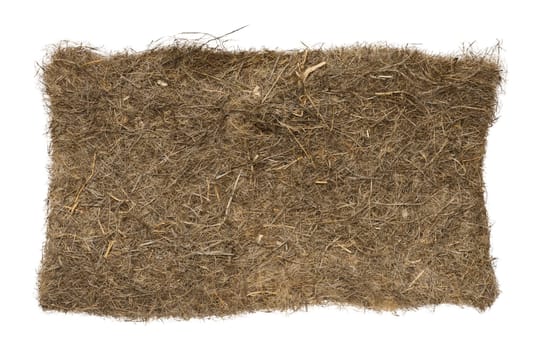A mat for growing microgreens, consisting of jute, hemp, coconut fiber and flax, providing optimal conditions for seed germination and growth of young plants.