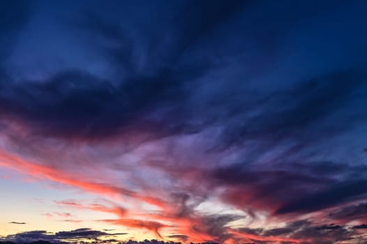 Natural landscape of beautiful sunset and waves of Mediterranean sea 4