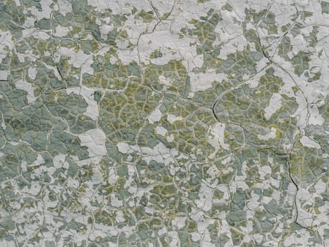 texture of old painted concrete with cracks. Grunge style cement wall background