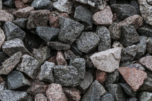 natural crushed stone texture close-up