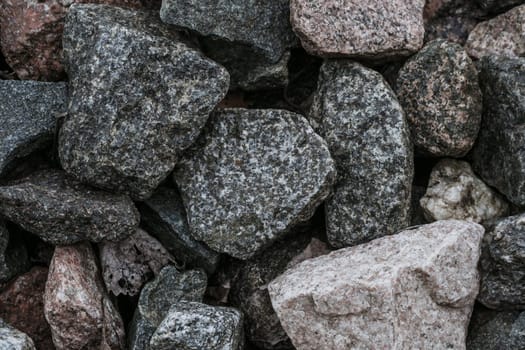 rubble texture natural abstract background close-up
