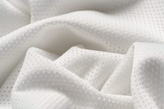 White jersey clothing fabric texture background close up photo
