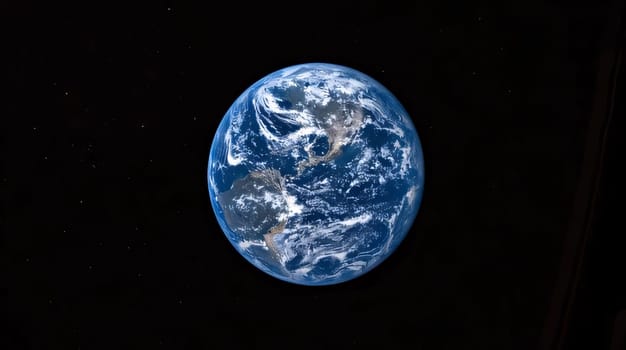 Earth Day: Planet earth from space. Elements of this image furnished by NASA.