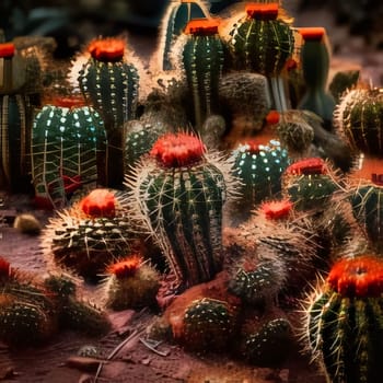 Plant called Cactus: cacti on display in a cactus shop.