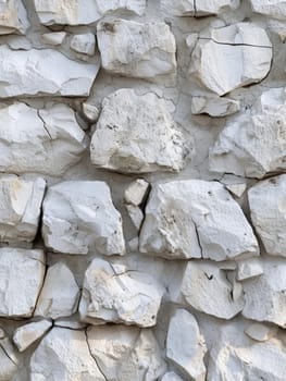 Detailed image of a white stone surface with natural cracks and a textured finish