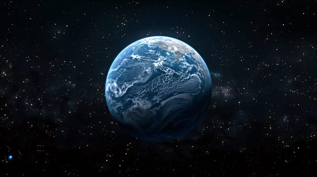 Earth Day: Earth planet in space. Elements of this image furnished by NASA.