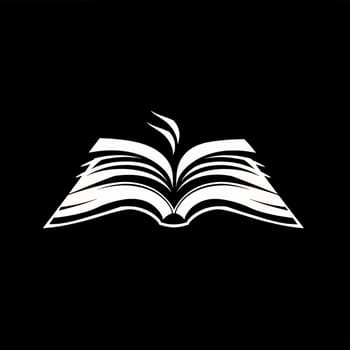World Book Day: Book logo design vector template. Open book icon. Vector illustration.