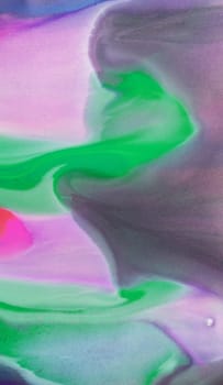 A fascinating combination of orange and blue shades of acrylic paint. Abstract background for websites, applications, invitations, business cards.
