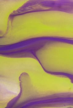 Flowing waves of bright pink and yellow blend seamlessly, evoking the fresh energy fluidity of watercolor artistry.