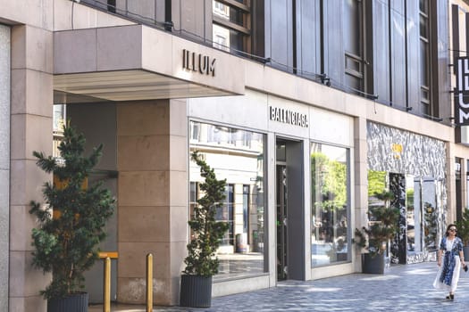 Illum fashion shopping center with expensive brands in Copenhagen, Denmark - September 1, 2023