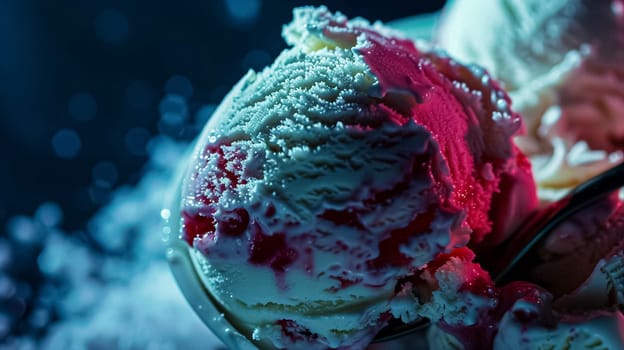 Ice cream commercial, macro food texture background design