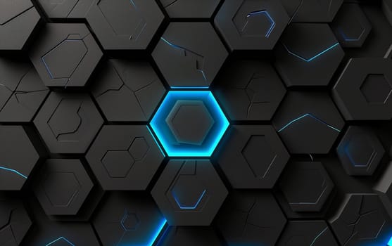 Abstract futuristic 3d background with technology. High quality illustration