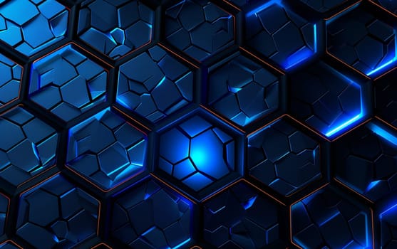 Abstract futuristic 3d background with technology. High quality illustration