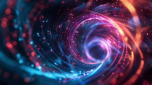 Abstract 3D background with colorful swirl. Colorful 3d rendering. High quality illustration