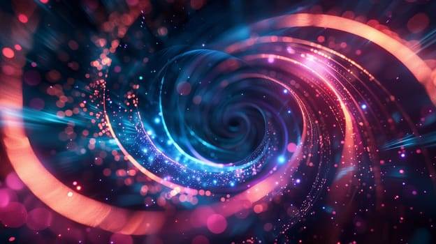 Abstract 3D background with colorful swirl. Colorful 3d rendering. High quality illustration