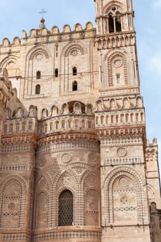 The Primatial Metropolitan Cathedral Basilica of the Holy Virgin Mary of the Assumption, known as the Cathedral of Palermo, Sicily, Italy