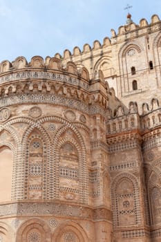 The Primatial Metropolitan Cathedral Basilica of the Holy Virgin Mary of the Assumption, known as the Cathedral of Palermo, Sicily, Italy