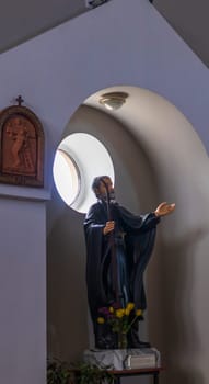 Monument to the Jesus at the Roman catholic church