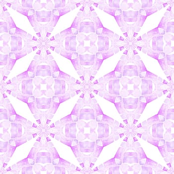 Green geometric chevron watercolor border. Purple pleasant boho chic summer design. Chevron watercolor pattern. Textile ready mesmeric print, swimwear fabric, wallpaper, wrapping.