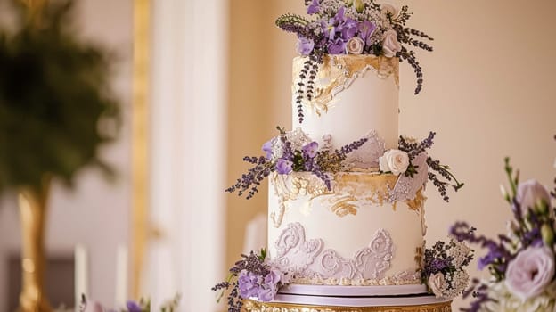 Wedding decor with lavender theme, floral decoration design and beautiful decor setting arrangement idea