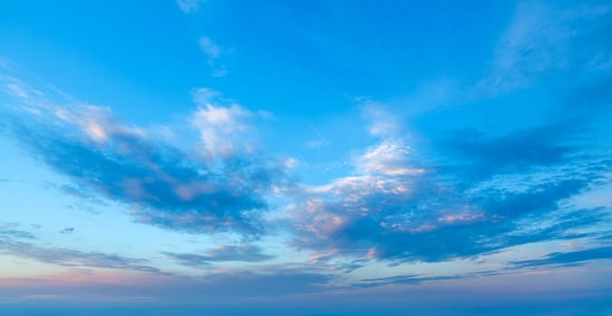 Beautiful dramatic scenic after sunset sky background after sunset